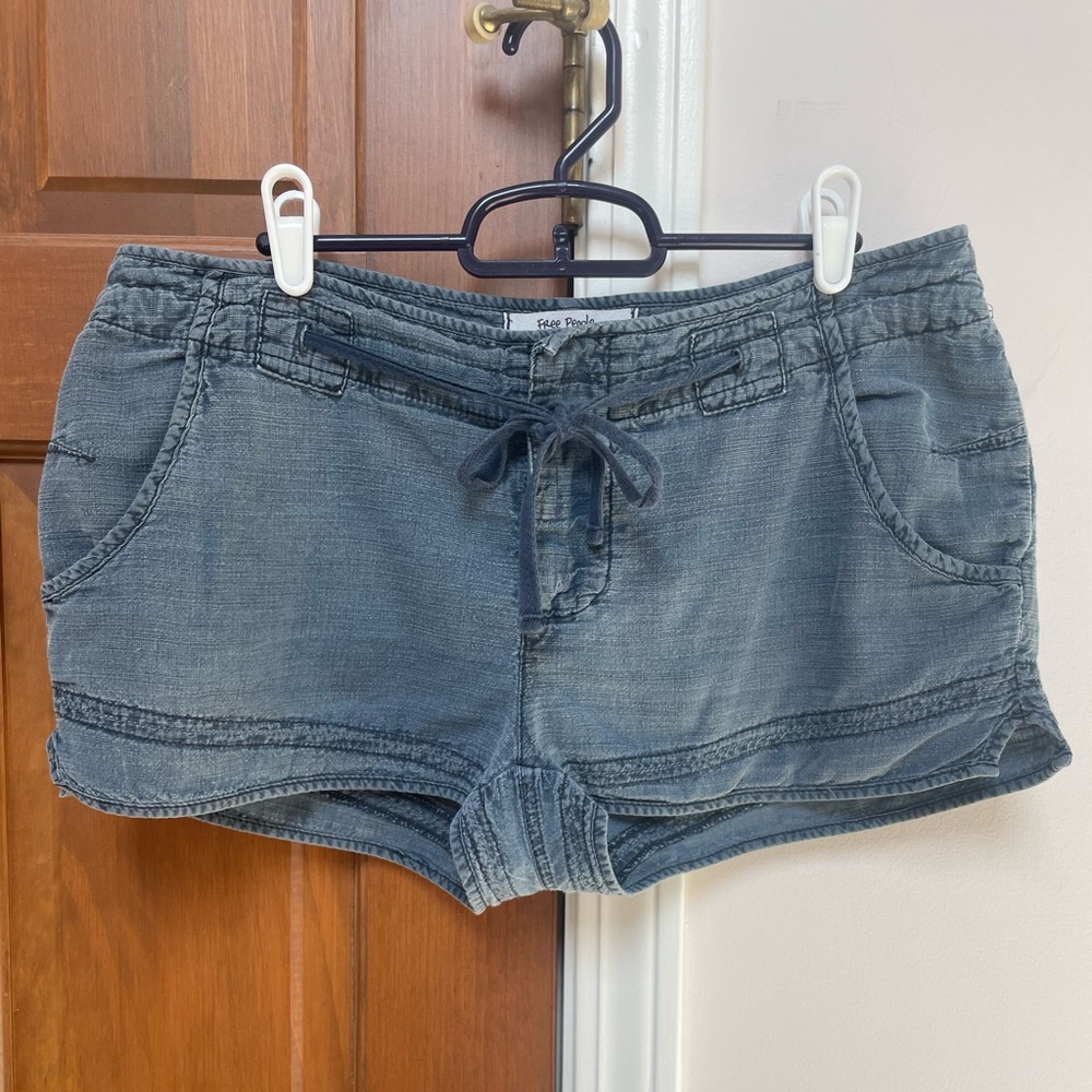 VINTAGE FREE PEOPLE Y2K DRAWSTRING SHORTS